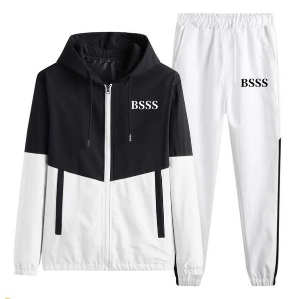 Conjunto de 2 peças de agasalho masculino BOSS Fashion Design