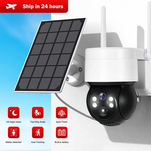 Câmeras IP 3MP Wireless Outdoor Video 2K WiFi Câmera Solar Vigilância Home Security Protection Bateria Long Standby Mini ICsee AI Human 230830