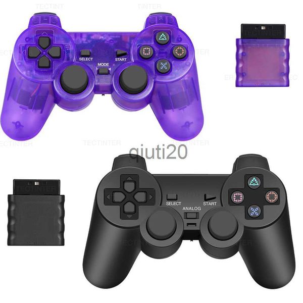 Controller di gioco Joystick per SONY Controller wireless Gamepad per Play Station 2 Joystick Console per Sony Colore trasparente x0830