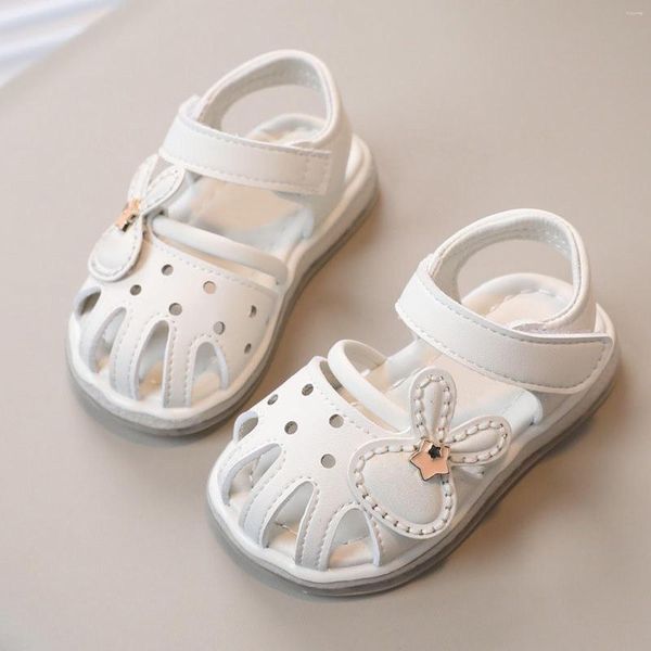 Sandalen Kleinkind Baby Mädchen Schuhe Atmungsaktive Schuh Dew Toe Bag Head Kinder Athletic Slides Jelly