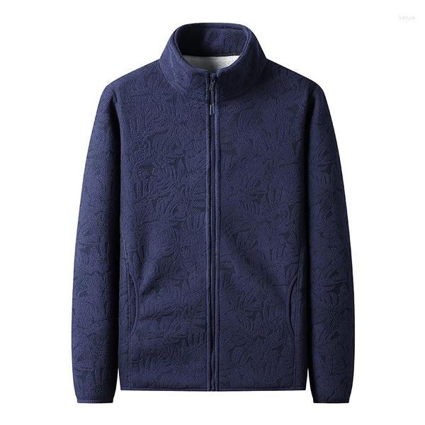 Giacche da uomo Autunno Inverno Moda Versatile cappotto caldo in pile addensato Giacca sportiva da esterno coreana con cardigan allentato casual