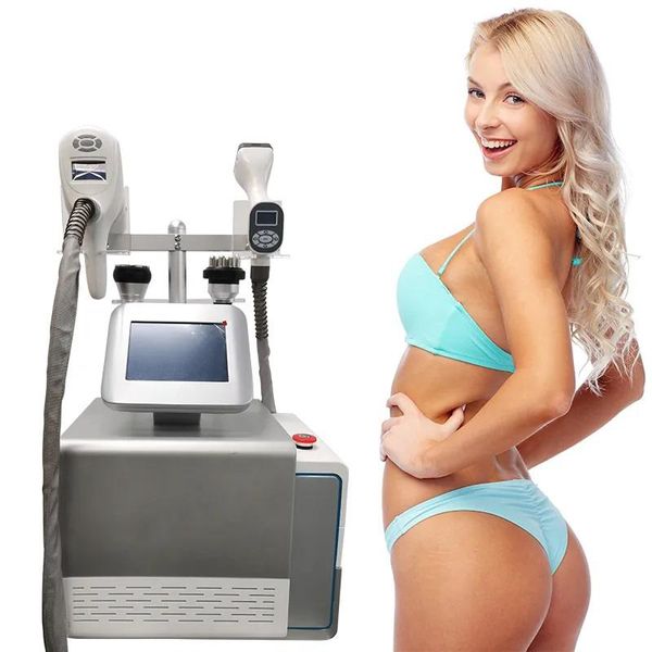 4 in 1 40k RF Ultraschall-Kavitationsmaschine Fettverbrennung Vakuumkavitationssystem RF-Roller Anti-Cellulite-Körperschlankheitsmaschine Rollenmassage