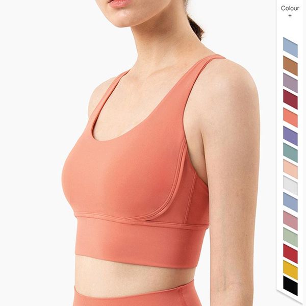 Set Vnazvnasi Neue Farbe Sport-BH Nylon Und Spandex Atmungsaktive Yoga Tops Zurück Kreuz Frauen Sportswear Outdoor Übung Kleidung