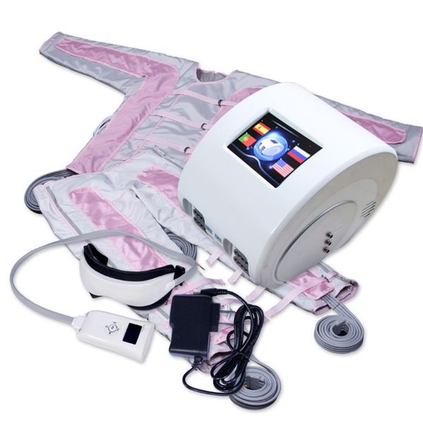 Outros equipamentos de beleza 24 câmaras de ar infravermelho distante pressão de ar pressoterapia corpo emagrecimento equipamentos de perda de gordura massagem ocular