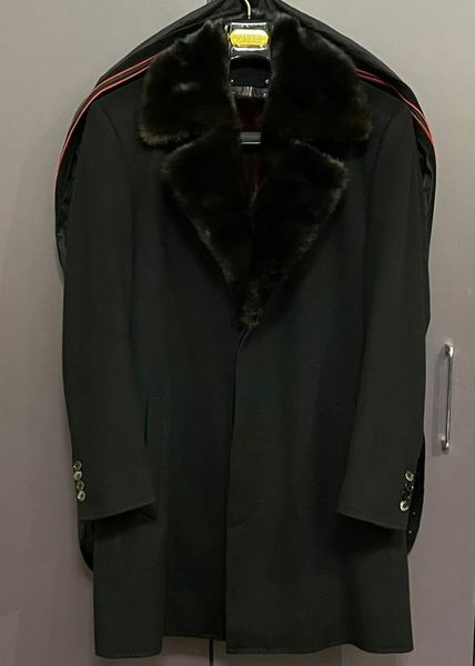 Pellicce da uomo invernali zilli colletto in lana cappotto in cashmere capispalla casual