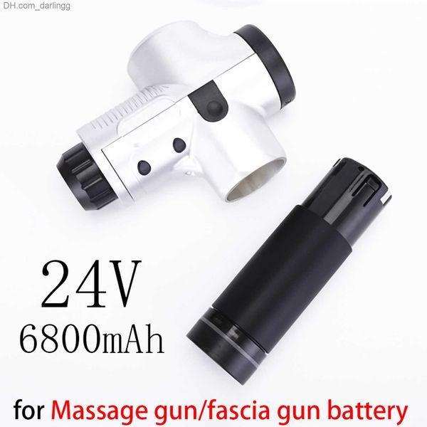 Pistola per massaggio Ultimo aggiornamento 24V 6800Mah Pistola per massaggio/Batteria per pistola per fascia per vari tipi di pistole per massaggio/Pistole per fascia Batteria agli ioni di litio Q230901