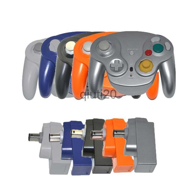 Игровые контроллеры Joysticks 2,4 ГГц беспроводной геймпад-контроллер Gamepad Joystick с приемником для N-G-C для GameCube для Wii X0830