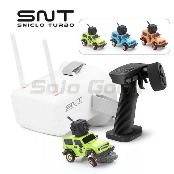 Carro elétrico RC Sniclo 1 64 3010 Wrangler Off Road FPV Micro com óculos 4WD Mangetic remoto removível FPVBOX Simulação Drift 230829