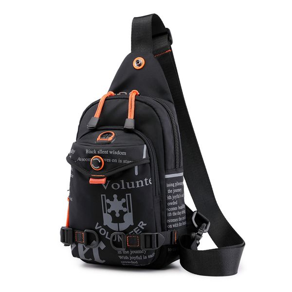 Sacos de cintura homens saco de peito de alta qualidade nylon mochila mochila marca famosa viagem casual masculino um ombro sacos sling mochila daypack 230830