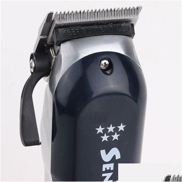 Aparador de cabelo Er Senior Magic Black Electric Clipper Cabelos Corte Hine Barba Barbeiro para Homens Ferramentas de Estilo Cortador Profissional Portátil D Dhqkh