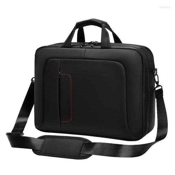 Valigette 2023 Valigetta da lavoro da uomo Multifunzionale Impermeabile Borsa a tracolla incrociata inclinata Borsa da viaggio per laptop da 15 pollici