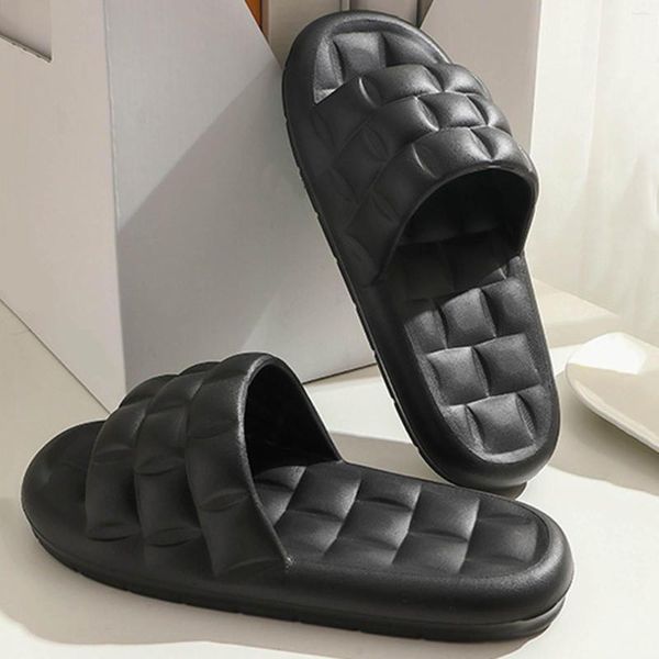 Slippers Summer Cloud Men Women Eva мягкое дно внутренние домашние слайды Сандалики легкие пляжные туфли мужская шлепанцы шлепанцы большого размера 45