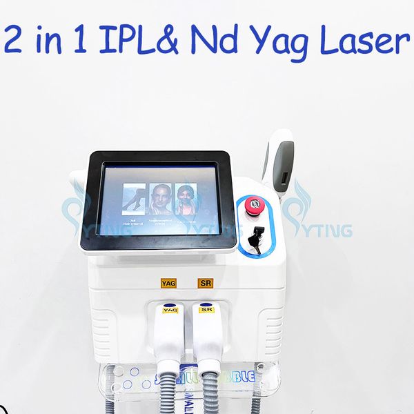 Profesyonel IPL Lazer Epilasyon Makinesi ND YAG Lazer Dövme Çıkarma Elight Rf