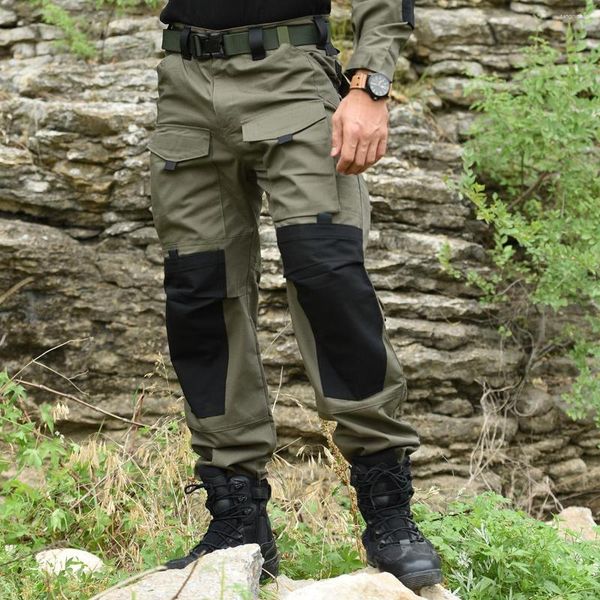 Pantaloni da uomo 2023 Pantaloni militaritattici militari Uomini Casual Combattimento Cargo Pant Tasche Tattica esterna Paintball maschile Wor