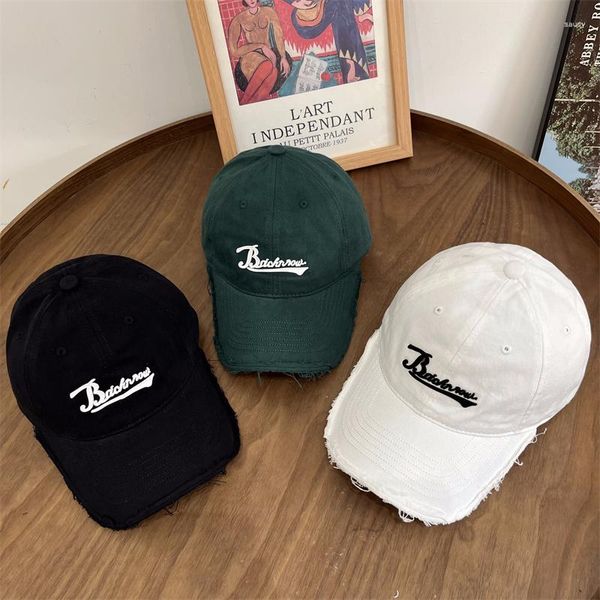 Top Caps Retro Beyzbol Kadınlar Kız Snapback Şapka Nakamı Kış Sonbahar Yıkalı Pamuk Beyzbol Kavumu Spor Şapkaları Kapak Açık Mekan Günlük