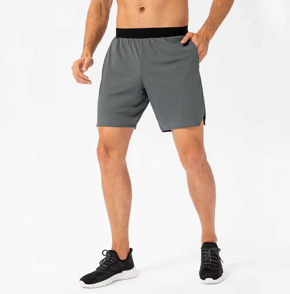 Homens Yoga Shorts lulu shorts mens camo respirável calças de ginástica atlética com fivela de toalha rápida casual corrida curto lululemens elástico ao ar livre