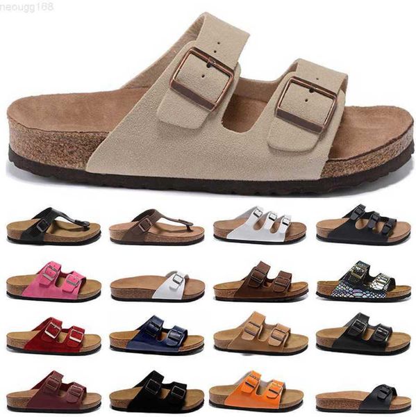 2023 Sandali firmati Birks Infradito da uomo Pantofole Arizona Nero Bianco Marrone Camoscio in pelle di serpente Zoccoli Uomo Scarpe da esterno Running design 551ess