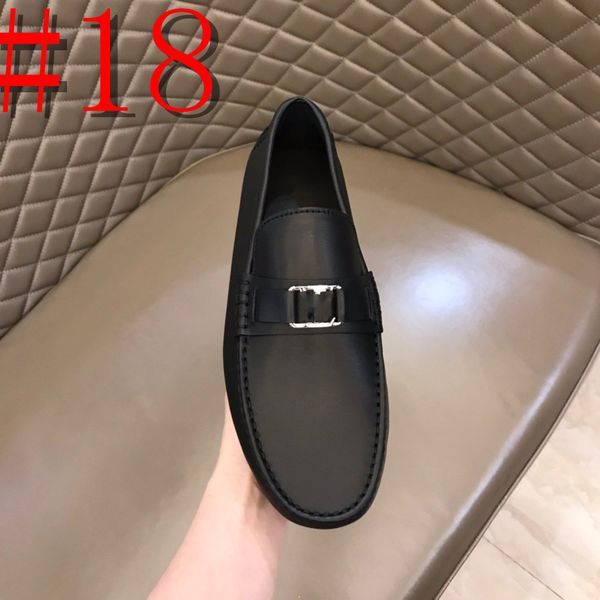 2023 мужчины подлинная кожаная повседневная обувь бренд бренд роскошные дизайнерские лоферы Moccasins дышащие на шлифте на черных туфлях обувь chaussure homme