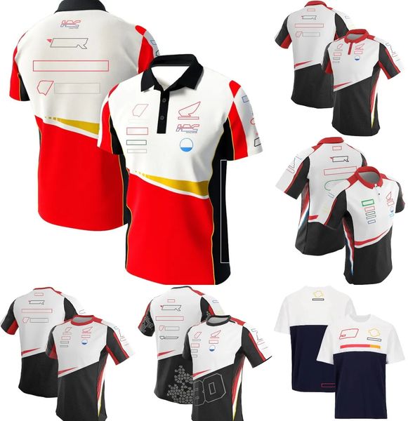 Moto Racing 2023 Takım T-Shirt Polo Gömlek Motokros Yaz Binicilik Günlük Jersey Açık Motosiklet Rider Moda Markası