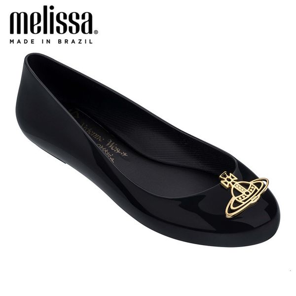 Sandálias de alta qualidade Melissa Sign Mulheres Jelly Sapatos Flat com Adulto Senhoras Verão 230830