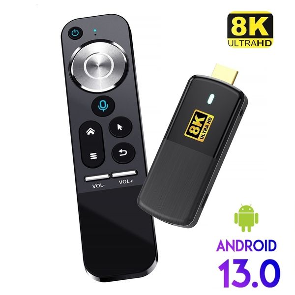 TV Stick H96Max M3 Android TV Seti Üst Kutu Dongle Wifi 6 HD 8K TV Stick Bluetooth 5.0 Android 13.0 Medya Oyuncu TV Alıcı Seti Top Kutusu 230831