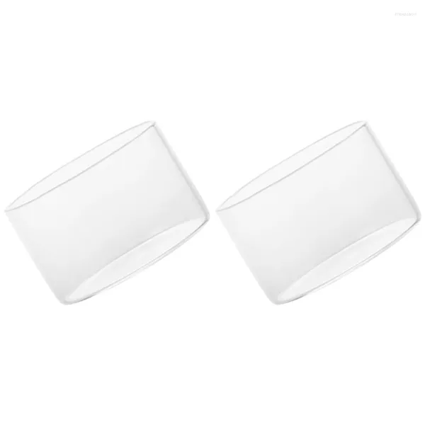 Tigelas 2 Pcs Pudim de Vidro Copo Aperitivo Copos S Tampa Cocktail Sobremesa Limpar Servindo Geléia