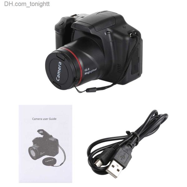 Filmadoras Câmera Digital Portátil Mini Filmadora Full HD 1080P Vídeo 16X Zoom AV Interface 16 Megapixel CMOS Sensor Photo Traps Q230831