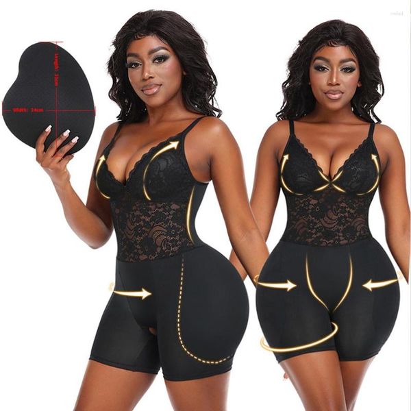 Damen Shapers Shapewear Hip Enhancer Bodysuit für Frauen Taillentrainer Body Shaper BuLifter Plus Size Pads Höschen