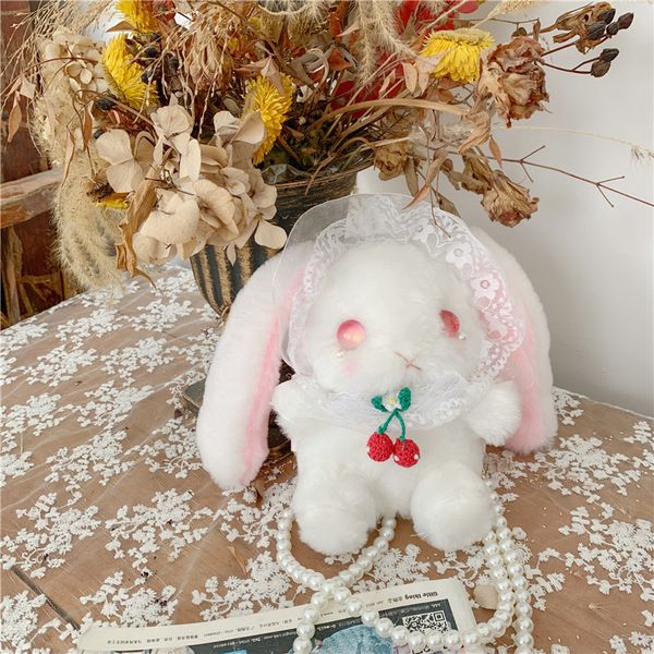 Новый милый мультфильм мешок кролика плюшевая кукла маленькая сумка для тела девушка кукла кукла подарок подарки Оптовое ценовое место