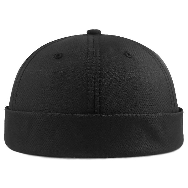 Berets Winter Männer Fleece Futter Docker Cap Schädeldecke Große Größe Sailor Beanie Hüte Eimer Brimless Hut Motorhaube Papa 230830