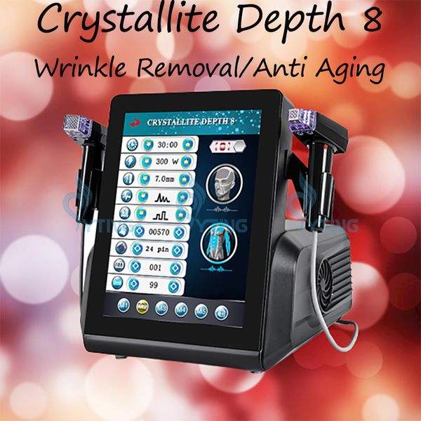 Tragbare Morpheus8 Fractional Rf Microneedling Maschine Schrumpfen Poren Narben Entfernung Akne Behandlung Dehnungsstreifen Entfernung