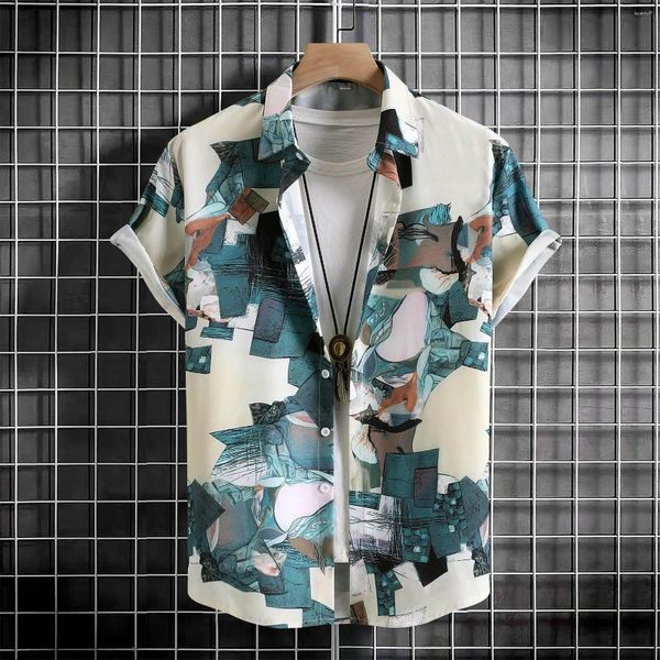 Männer T Shirts Männlich Einreiher Party 3D Druck Camisa Mode Tops Straße Tragen Bluse Für Frühling Herbst Camisas de Hombre