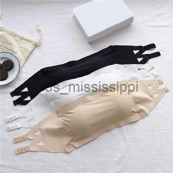 Altri articoli per la salute e la bellezza Top a tubo senza cuciture in un unico pezzo Reggiseno invisibile per donna Intimo Bustier senza spalline A fascia Traspirante Intimo per il petto avvolto x0831