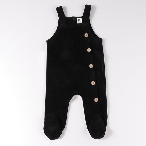 Rompers Baby Romper Pajamas Детская одежда, кондолевая ремень, детская одежда детская комбинезон, мальчик, и девочка, черная детская комбинезон 230831