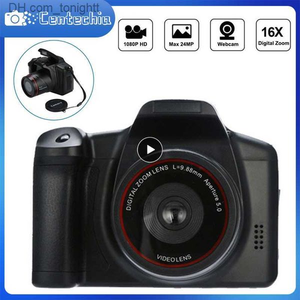 Filmadoras Filmadora 2,4 polegadas Tela HD 1080p Vlogging Câmera 16x Zoom Digital 30fps Câmeras fotográficas Vídeo portátil para Youtube Q230831
