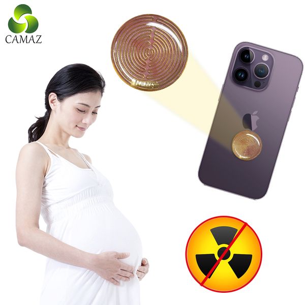 CAMAZ Nano Anti Radyasyon Sticker Fazup Yama Enerji Kuantum Kalkanı 5G Anti Radyasyon Kalkanı EMR EMF Koruma Çıkartması