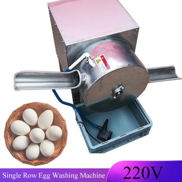 2023 Neues Design, industrielle kleine automatische Entenei-Waschmaschine mit Rollenbürste