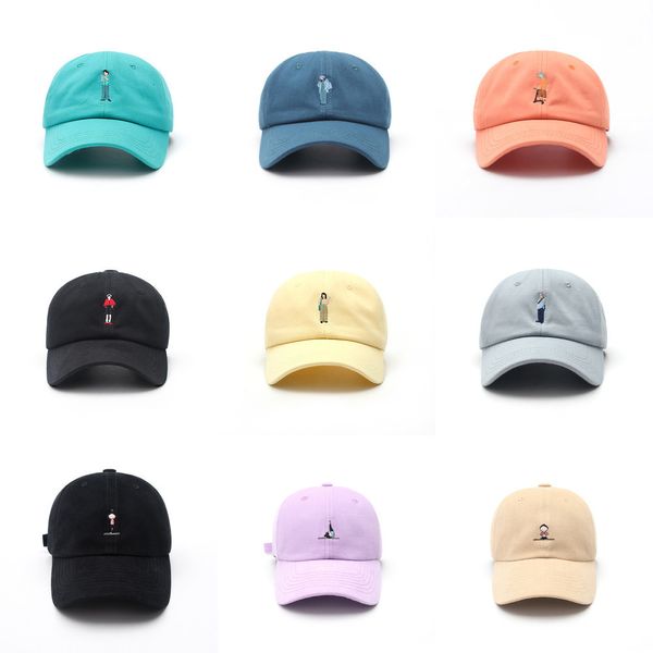 Ball Caps Fashion Baseball Cap для женщин повседневная шляпа хлопковые женские вышивающие шляпы Spring Girls Хворист регулируемый 230830