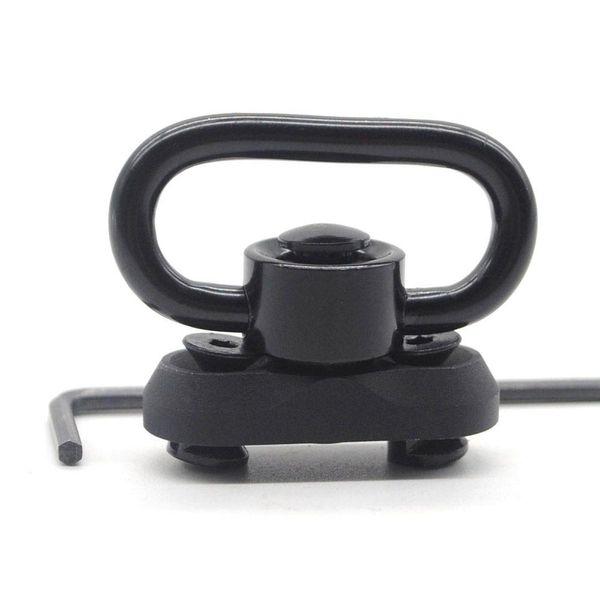 Outros Acessórios Táticos Novo Botão 1.25 QD Sling Swivel Mount Kit com Keymod Rail Attachment Drop Delivery Dhwad