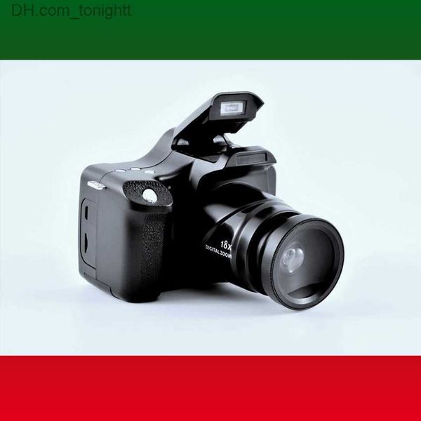 Filmadoras 2022 O novo 4K Professional 30 MP HD Camcorder Câmera de vídeo Câmeras fotográficas de visão noturna Zoom digital 18X com lente de microfone Q230831