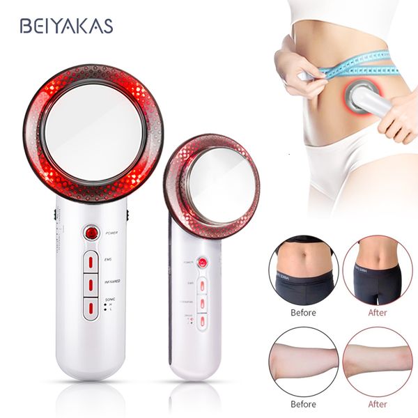 Andere Massageartikel Ultraschall 3 in 1 Kavitation EMS Schlankheitsmassagegerät Fett Cellulite Hautpflege Infrarot Fettentfernungstherapie Schönheitsgerät 230831