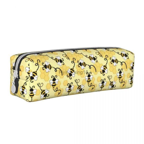 Astucci per matite Simpatici astucci quadrati Astuccio per matite quadrato Cartoon Animal Print Astuccio per matite in pelle Kawaii Scuola elementare per adolescenti Astucci per penne con cerniera HKD230831