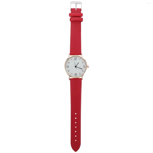 Relógios de pulso Relógio de pulso feminino conciso para meninas relógios pulseira de quartzo Material: imitação de mulher Relojes Para Mujeres