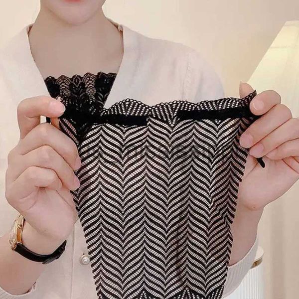 Outros itens de beleza de saúde anti-reflexo laço falso colar tubo top acessórios saia sutiã envoltório strapless rápido fácil clipon mock camisola roupa interior x0831