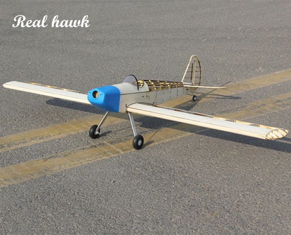 Aeronave modelo rc avião corte a laser balsa madeira aviões kit 2.5ccnitro envergadura 1000mm spacewalk quadro modelo kit de construção 230830