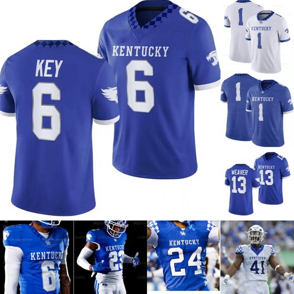 Fußballtrikots Kentucky Wildcats NCAA College Randall Cobb Josh Ali Beau Allen Rodriguez Jr. Michael Drennen II Robinson Benjamin Snell Ake Asim Rose Terry Wilson