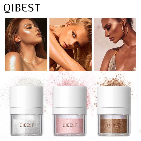 Body Glitter 3 Farbsets Highlighter Puder Schimmer Kontur Rouge Make-up für Gesicht Augen Lippen Haar Highlight 230830