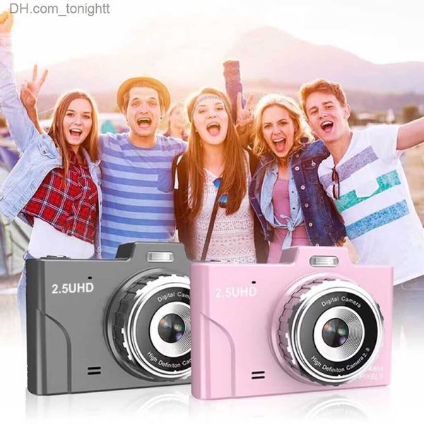 Camcorder 48MP 2,5UHD Kleine tragbare Digitalkamera 2,8 Zoll IPS-Bildschirm 8X Zoom Gesichtserkennung Vlogging Mini Cam Kostenloser Versand Q230831