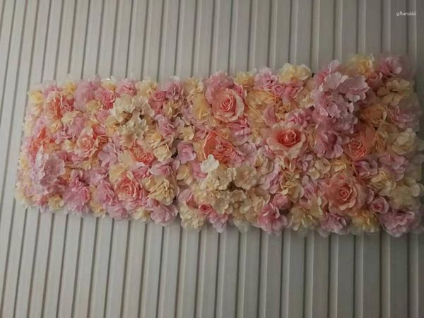 Ghirlanda di fiori decorativi, fiori artificiali, tappetini per matrimoni, decorazioni per pareti, fondali decorativi