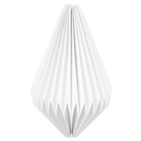 Luzes de teto abajur acessórios para casa decoração el luz capa chique acessório papel dobrável feito à mão pendurado estilo nórdico lustre